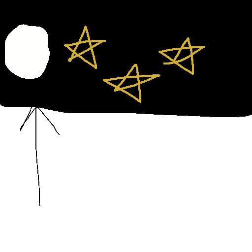 Moon drawing by mikestam195