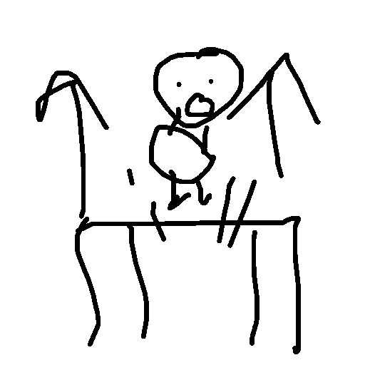 Trampoline drawing by djfavazza